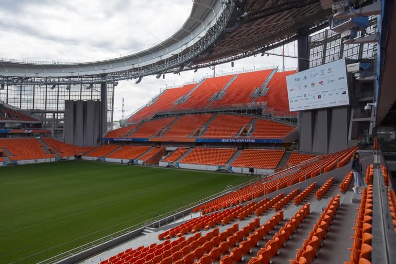 Светодиодные экраны для центрального стадиона Екатеринбург Арена