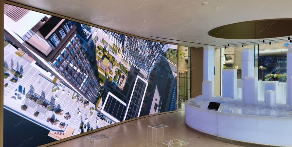 LED экран с шагом Р1.25, офис продаж LEGENDA